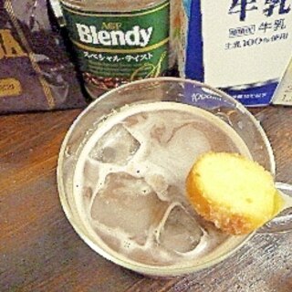 アイス♡焼きドーナツ入♡カフェモカ酒